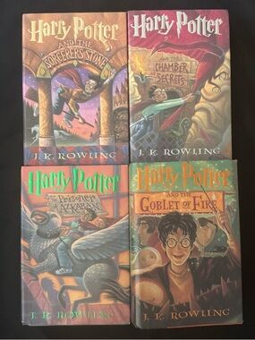 First Edition Harry Potter Books 1-4